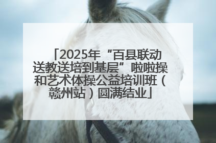 2025年“百县联动送教送培到基层”啦啦操和艺术体操公益培训班（赣州站）圆满结业